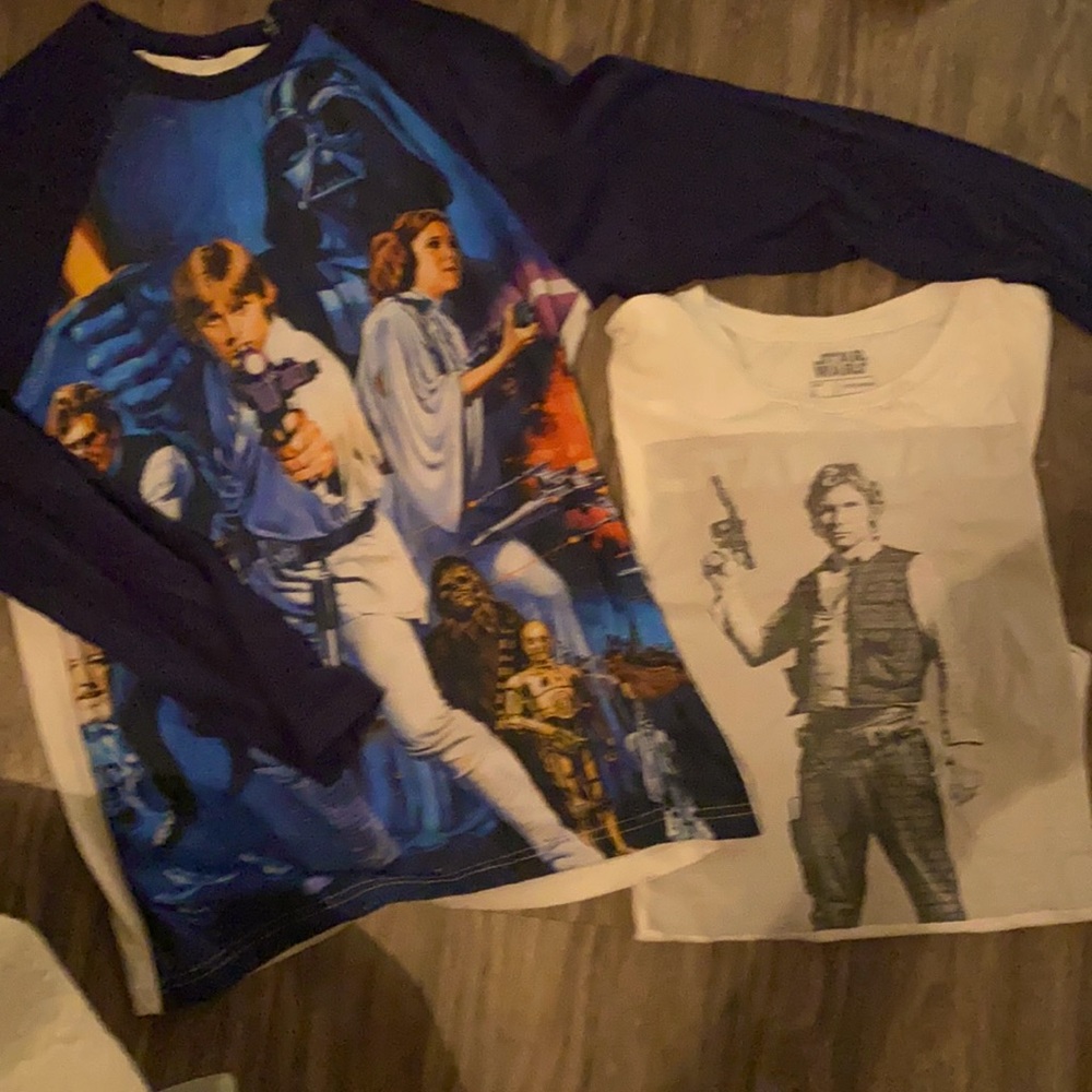Lot of two Star Wars shirts